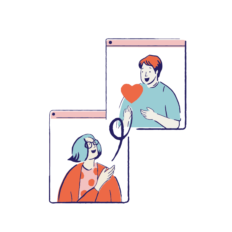 Virtual gifts for internet friends