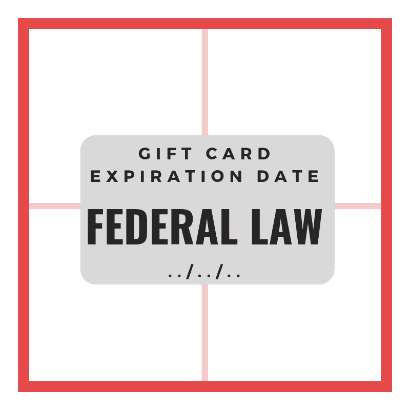 gift card expiration date federal law