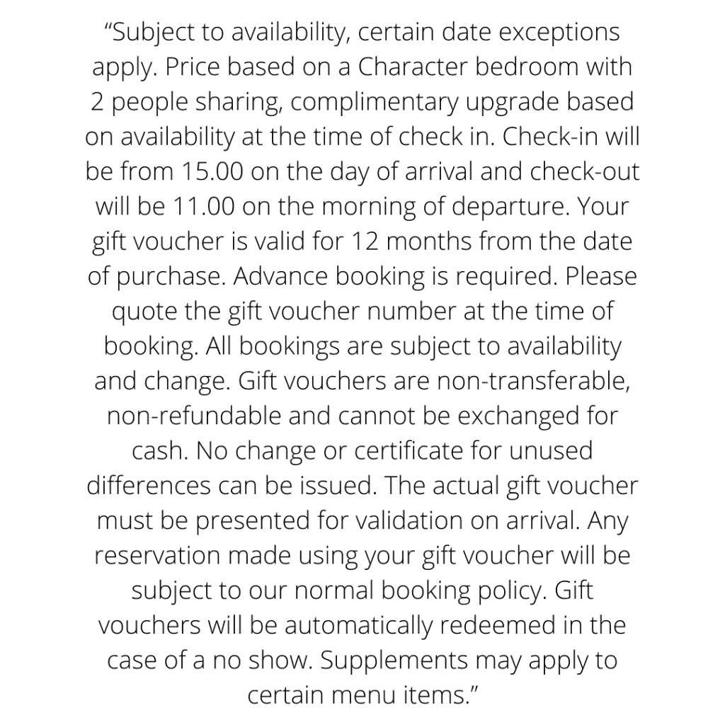 Gift card template wording