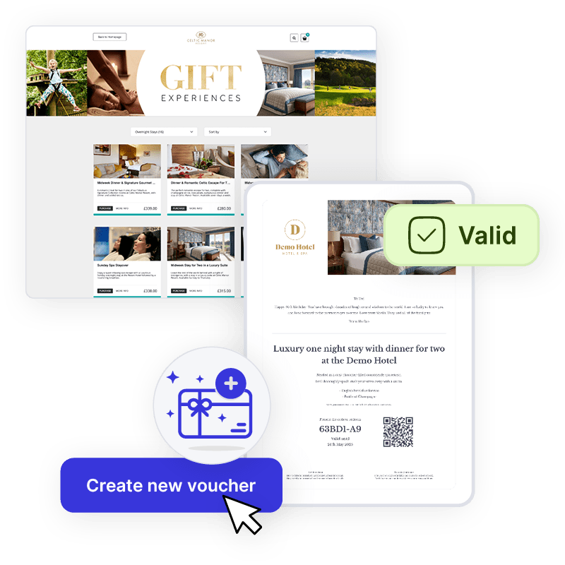 Enjovia Gift Experiences Retail Voucher store multi-property, multi-brand gift voucher system